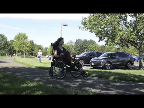 Dropping off the Mail with Velochair
