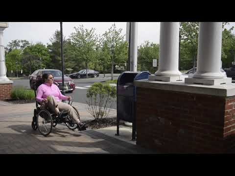 Dropping off the Mail with Velochair