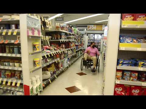 Dropping off the Mail with Velochair