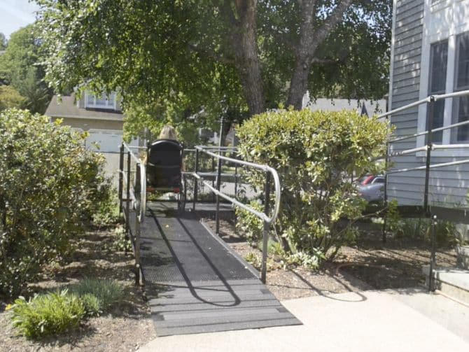Using an Access Ramp with the Velochair